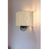 Opviq bambu 09 abajurlu oval aplik oakblack wall lamp | ePonuda.com