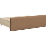  Dnevni krevet na razvlačenje cappuccino 90x200 cm umjetna koža | shoptok.hr