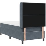  s opruga kutije s madracem Tamno siva 90 x 190 cm Baršun | shoptok.hr