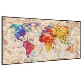 Klarstein Wonderwall Air Art Smart, infracrveni grijač, karta u boji, 120 x 60 cm, 700 W | shoptok.hr