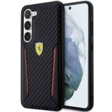 Ferrari usnjen ovitek Scuderia FEHCS23SNPYK za Samsung Galaxy S23 5G - črn Cene