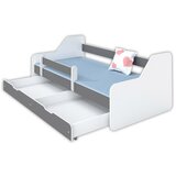 Made in Poland Krevet sa fiokom i dušekom 160x80 Dione Siva | ePonuda.com