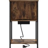  Noćni ormar Dimljeni hrast 38 x 31 x 61 cm Konstruirano drvo | shoptok.hr