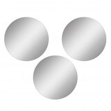 Hanah home ogledalo round triple diameter: 40 cm silver | ePonuda.com
