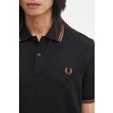Fred Perry Pamučna polo majica boja: crna, bez uzorka, M3600 | shoptok.hr