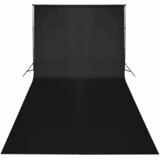  Studijski set crna pozadina sustav za podršku 600 x 300 cm i svjetla | shoptok.hr