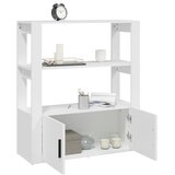  Komoda bijela 80 x 30 x 90 cm od konstruiranog drva | shoptok.hr