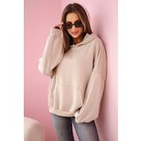 Kesi Włoski Hoodie made of Butter fabric light beige | shoptok.hr