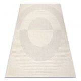 RugsX DUNE 2502 preproga kremna – geometrijska, krogih, struktura 160x220 cm, (5000231456) | Shoptok.si