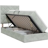  Krevet s madracem i skladištem Svjetlosiva 90 x 190 cm Baršun | shoptok.hr