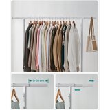  Stalak za odjeću na kotačićima - Bijela | shoptok.hr
