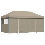 Šator za zabavu na sklapanje Sivo-smeđa 580 x 292 x 315 cm | shoptok.hr