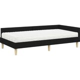  Kotni okvir postelje z matrico z vzmetnico 2 pcs Zelena blago, (5000123211) | Shoptok.si