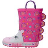 Pollino škornji za dež POL1257 Rainbow D pink 21 | Shoptok.si