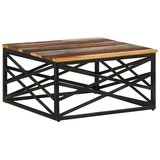  Stolić za kavu 68 x 68 x 35 cm od masivnog obnovljenog drva | shoptok.hr