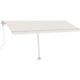  Automatska tenda sa senzorom za vjetar LED 500x350 cm krem | shoptok.hr