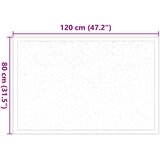  Otirač Crna 60 x 40 x 1.2 cm Teddy tkanina | shoptok.hr