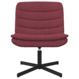  Vrtljiv stol Vinorodna rdeča 63 x 75 x 76 cm blago, (5000288942) | Shoptok.si