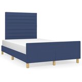  Okvir kreveta bez madraca plavi 120x190 cm od tkanine | shoptok.hr