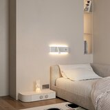  Brilagi-LED Zidno LED spot svetlo sa USB portom NOCTIS LED/3W/230V+LED/9W belo | Eponuda.com