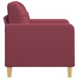  Fotelja crvena boja vina 60 cm od tkanine | shoptok.hr