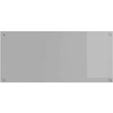 vidaXL Zaščita za kuhinjo 2 pcs Svetlo siva 110 x 50 cm kaljeno steklo | Shoptok.si