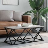  Stolić za kavu boja sivog hrasta 100x49x40 cm konstruirano drvo | shoptok.hr