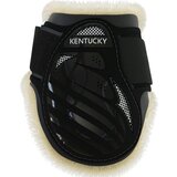 Kentucky Horsewear Fetlock ščitniki, vegan Sheepskin young horse, črni - M Cene