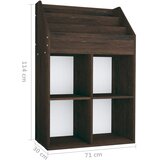  Stalak za dječje časopise boja hrasta 71 x 30 x 114 cm drveni | shoptok.hr