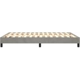  Okvir za krevet s oprugom svjetlosivi 140 x 190 cm baršunasti | Eponuda.com