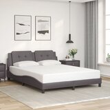  Okvir kreveta s LED-om bez madraca Zadar sivi 160 x 200 cm | shoptok.hr