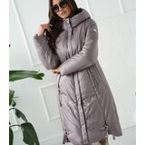 Pri Long elegant women's winter coat insulated delicate sheen REGINA | Shoptok.si