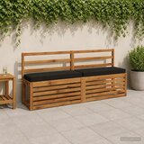  Jastučić za klupu - 1 dio VUGHT 100% poliester Crna | shoptok.hr