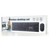 Gembird KBS-WCH-04 Wireless desktop set (keyboard + mouse), black, US-layout | shoptok.hr