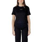 Guess Majice s kratkimi rokavi PRIMULA RHINESTONES BOXY TEE V5GI00 I3Z14 Črna | Shoptok.si