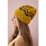 Kesi Women's cap Kira K374 mustard+black | Shoptok.si