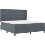 Box Spring Krevet s Madracem Tamno Siva 180x200 cm Baršun | shoptok.hr