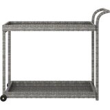 Barska kolica siva 100 x 45 x 83 cm od poliratana | Eponuda.ba
