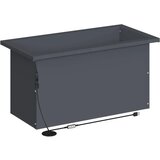  Vrtna posuda za sadnju s LED svjetlom 2 kom. Antracit - Antracit 30 x 60 x 30 cm 2 | shoptok.hr