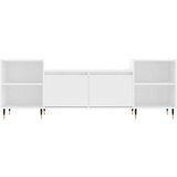 TV omarica bela 160x35x55 cm inženirski les, (20914377) | Shoptok.si