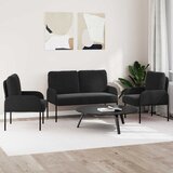  Setovi sofa s jastukom 3 pcs Crna 115 x 56 x 80 cm Šperploča | Eponuda.ba