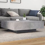 vidaXL Klubska mizica betonsko siva 100x100x31 cm konstruiran les Cene