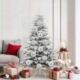  Set božićnih kuglica XL 9 pcs Srebrno Plastika | shoptok.hr