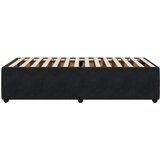  Okvir za krevet bez madraca crni 100x200 cm baršunasti | shoptok.hr