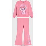 Sinsay Pamučni komplet: majica dugih rukava i hlače Lilo & Stitch | shoptok.hr