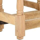  Blagovaonski stol okrugli 110 x 76 cm od masivnog drva manga | shoptok.hr