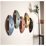WALLXPERT dekorativni metalni zidni sat zlatna boja APS137MAA | ePonuda.com