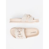 SEASTAR Light beige flip-flops with decoration | shoptok.hr