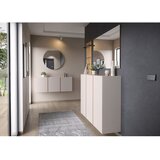 Germania Kremno bela omara za hodnik 138x55x29 cm Libbiano – | Shoptok.si