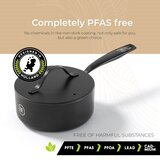 BE Living Lončić s ručkom i poklopcem Essential Black 18 cm | shoptok.hr
